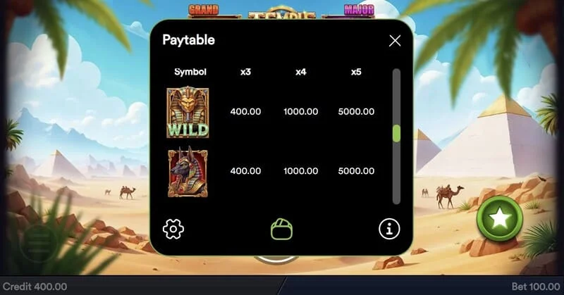 Temple of Treasures - Cash Collector प्रतीकों के साथ Hold & Win राउंड शुरू करना